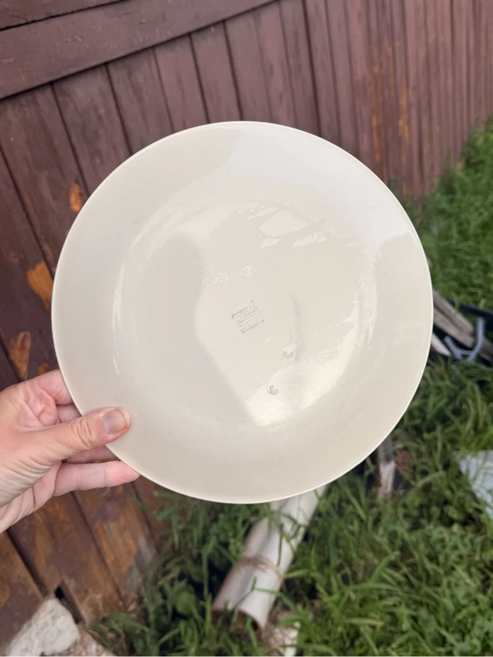 Corelle dinner plate